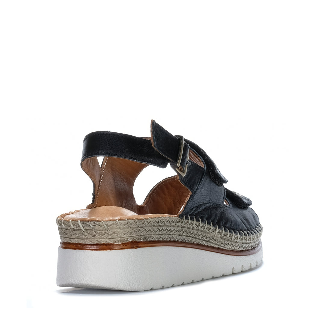 Sala Ocean Black Womens Sandals