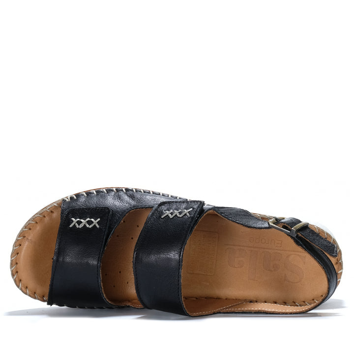Sala Ocean Black Womens Sandals