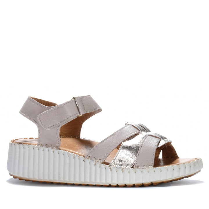 Sala Sophie Silver Grey Womens Sandals