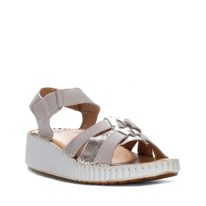 Sala Sophie Silver Grey Womens Sandals