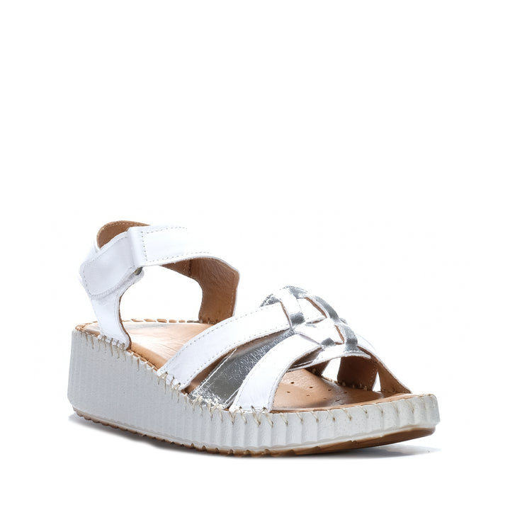 Sala Sophie White Womens Sandals