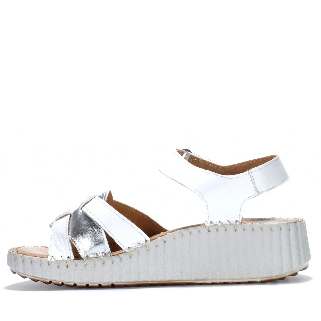 Sala Sophie White Womens Sandals