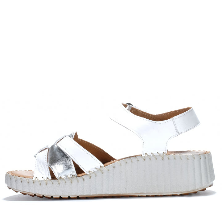 Sala Sophie White Womens Sandals