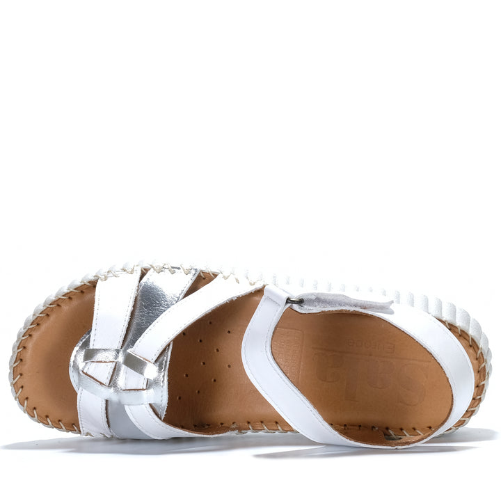 Sala Sophie White Womens Sandals