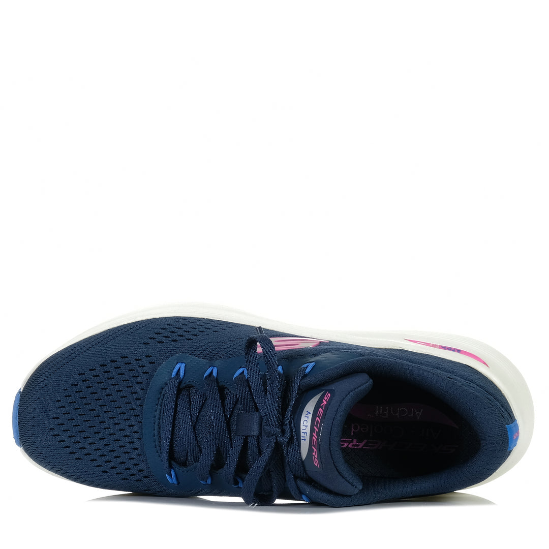 Skechers Arch Fit 2.0 - Big League 150051 Navy/Multi, 10 US, 11 US, 6 US, 7 US, 8 US, 9 US, flats, multi, shoes, Skechers, sports, walking, womens