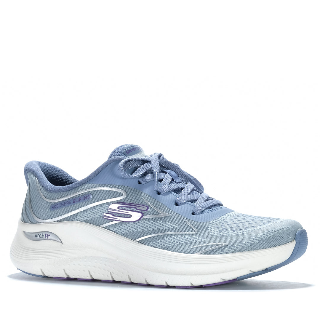 Skechers Arch Fit 2.0 - Sleek Stride Blue/Purple 150328 Womens Sports