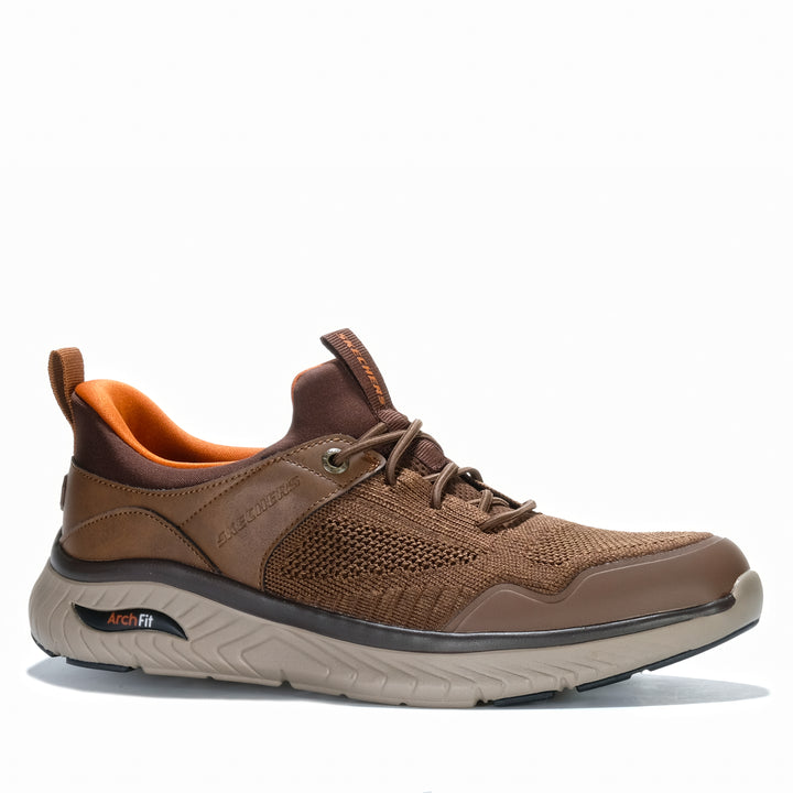 Skechers Arch Fit Crosser - Emeric Brown 205340 Mens Shoes