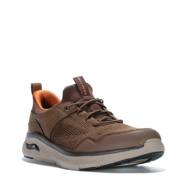 Skechers Arch Fit Crosser - Emeric Brown 205340 Mens Shoes