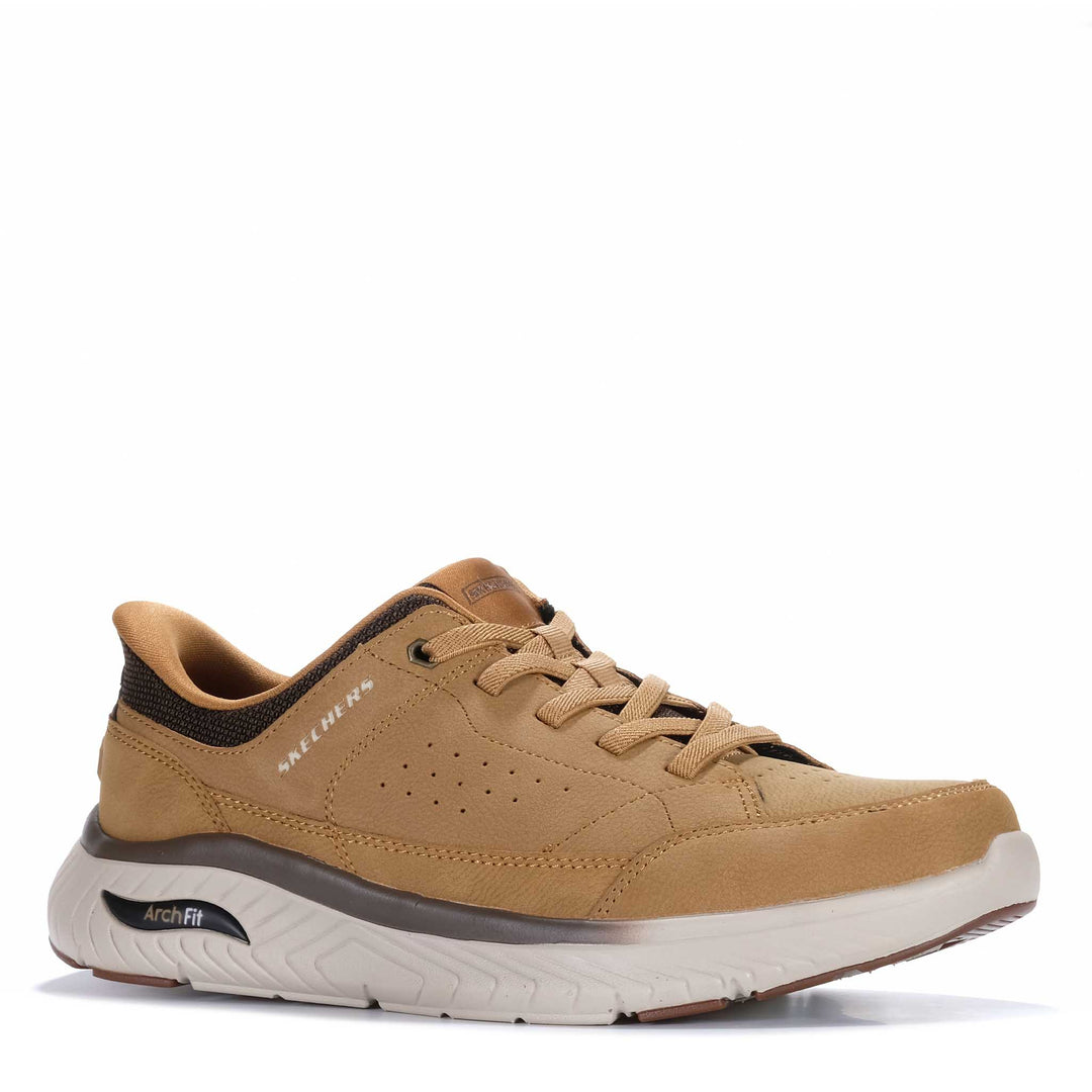 Skechers Arch Fit Crosser - Felix 205656 Mens Sneakers#color_wheat