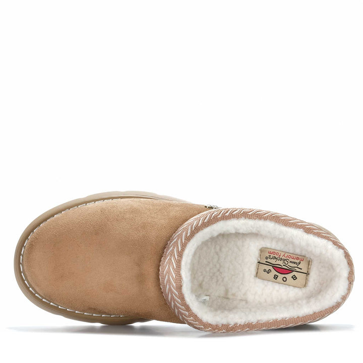 Skechers BOBS Keepsakes Lite - Cozy Feet 114769 Chestnut Womens Slippers