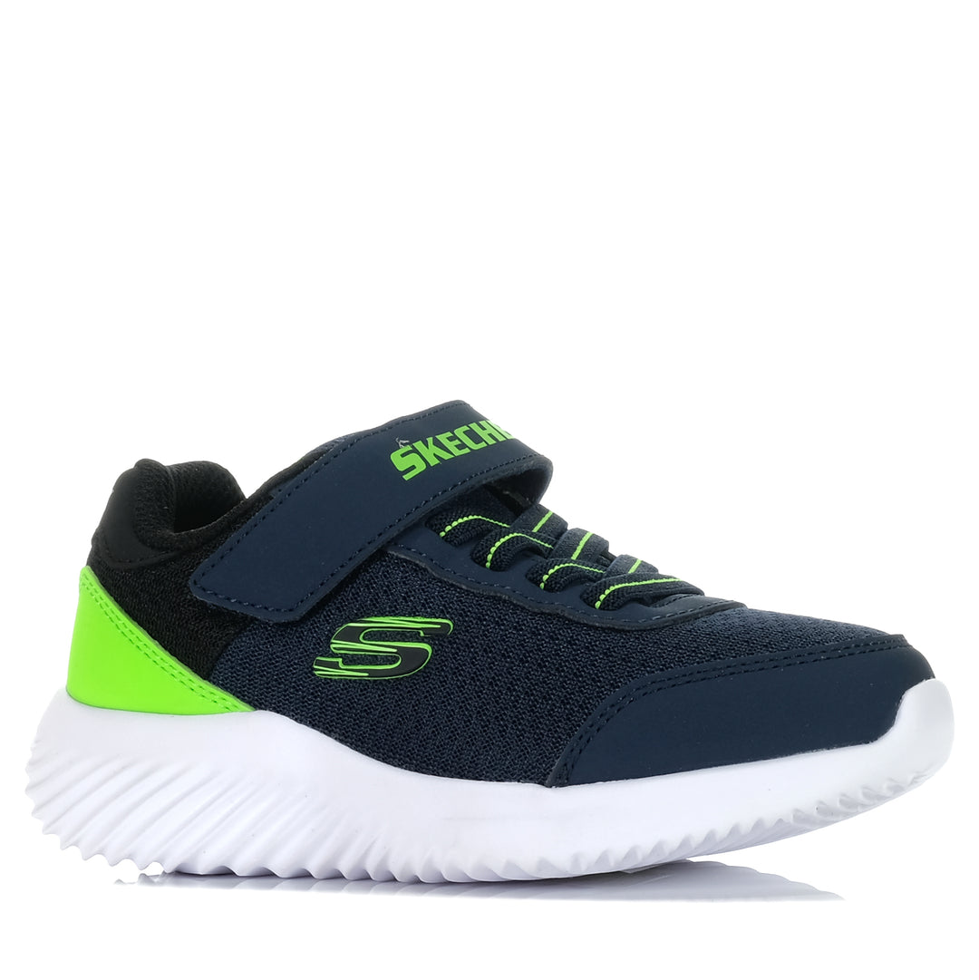 Skechers Bounder - Trekzic 403908L Navy Lime, 1 US, 11 US, 12 US, 13 US, 2 US, 3 US, 4 US, 5 US, blue, kids, Skechers, sports, youth