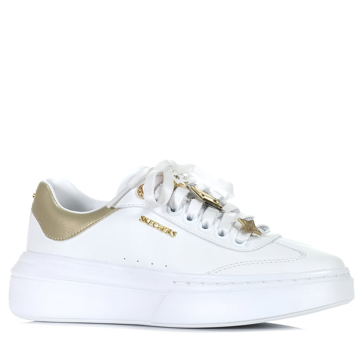 Skechers Cordova Classic - Sheer Gold 185076, 10 US, 11 US, 6 US, 7 US, 8 US, 9 US, low-tops, skechers, sneakers, white, womens