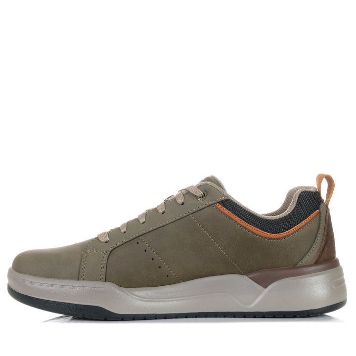 Skechers Corliss - Ricco 210795 Olive, Mens, casual, green, low-tops, mens, shoes, skechers, sneakers