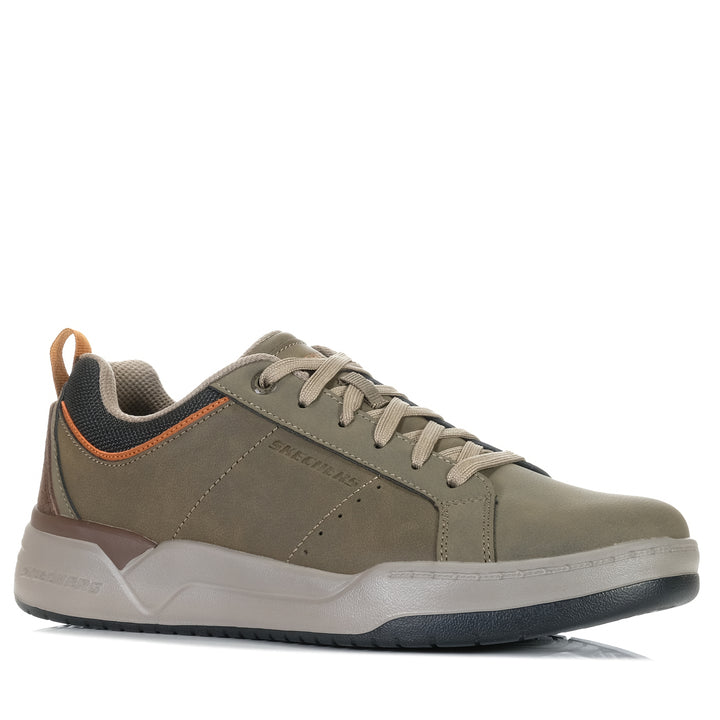 Skechers Corliss - Ricco 210795 Olive, Mens, casual, green, low-tops, mens, shoes, skechers, sneakers