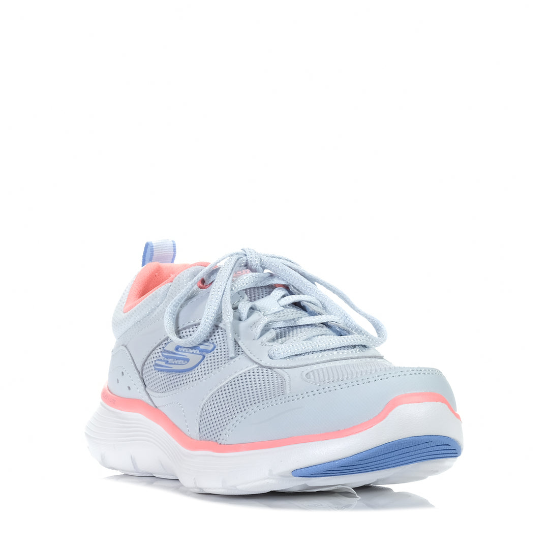 Skechers Flex Appeal 5.0 - Fresh Touch 150202 Blue/Coral, 10 US, 11 US, 6 US, 7 US, 8 US, 9 US, blue, low-tops, Skechers, sneakers, sports, walking, womens