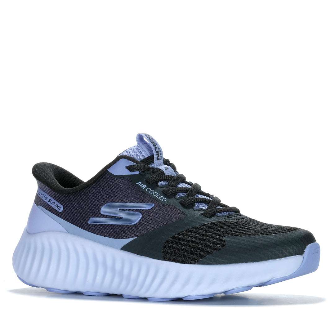 Skechers GO Run Now - Starfuse Black/Lavender 129734 Womens Walking & Running