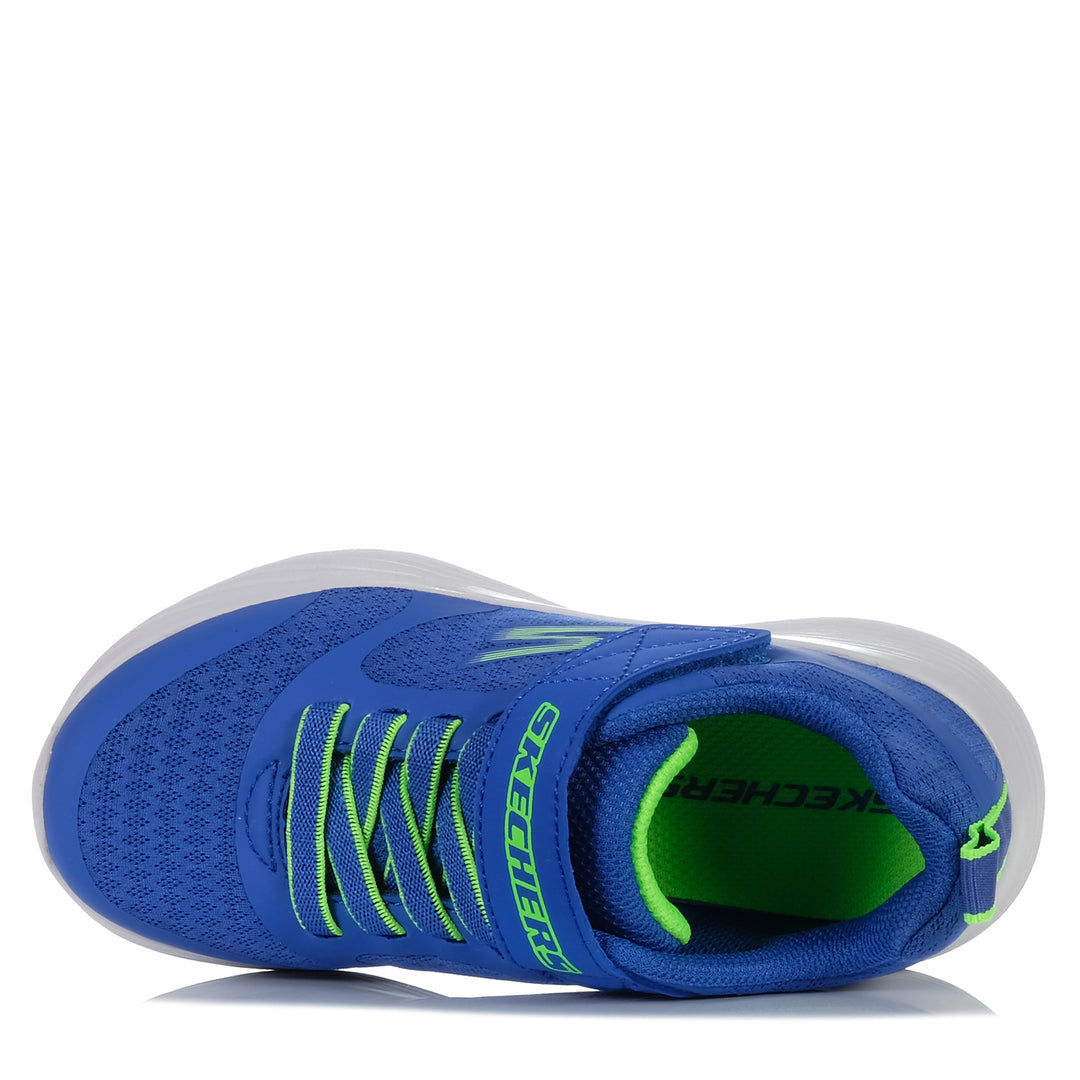 Skechers GOrun 400 V2 - Goltran 405095L Blue/Lime, Youth