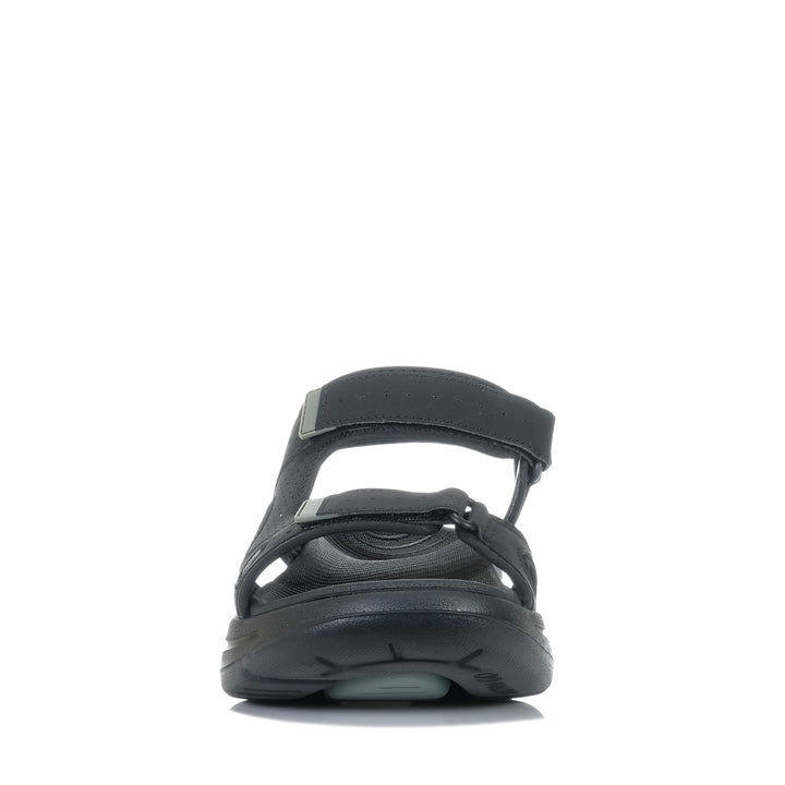 Skechers GOwalk Arch Fit - Mission II 229064 Black, 10 us, 11 us, 12 us, 13 us, 8 us, 9 us, black, mens, sandals, skechers