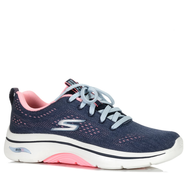 Skechers GOwalk Arch Fit 2.0 - Vivid Sunset 125311 Navy/Hot Pink