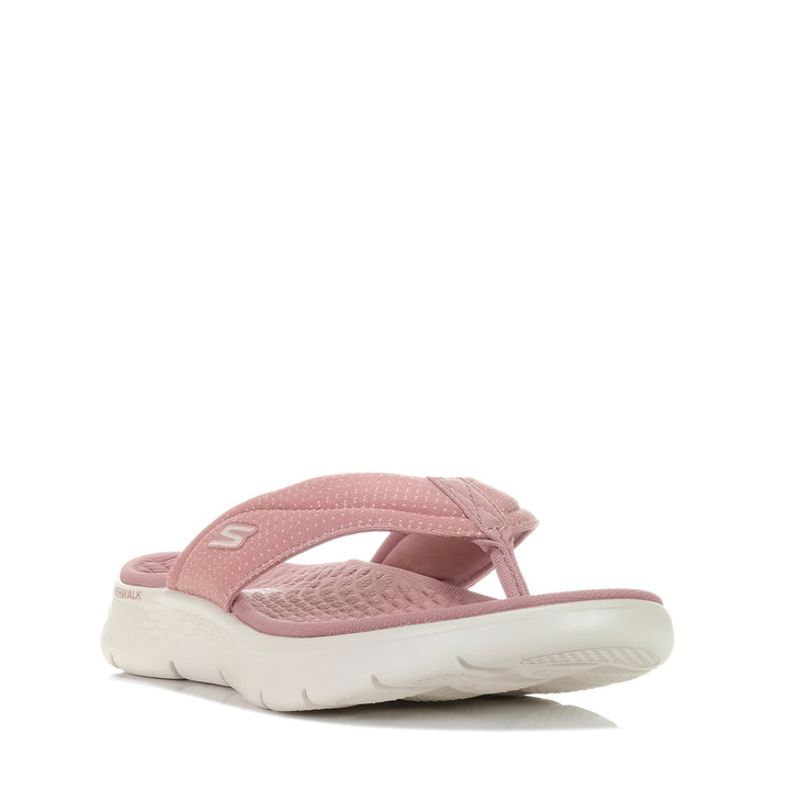 Skechers Go Walk Flex Sandal - Impress 141445 Mauve, 10 US, 11 US, 6 US, 7 US, 8 US, 9 US, flats, jandals, pink, purple, sandals, Skechers, womens