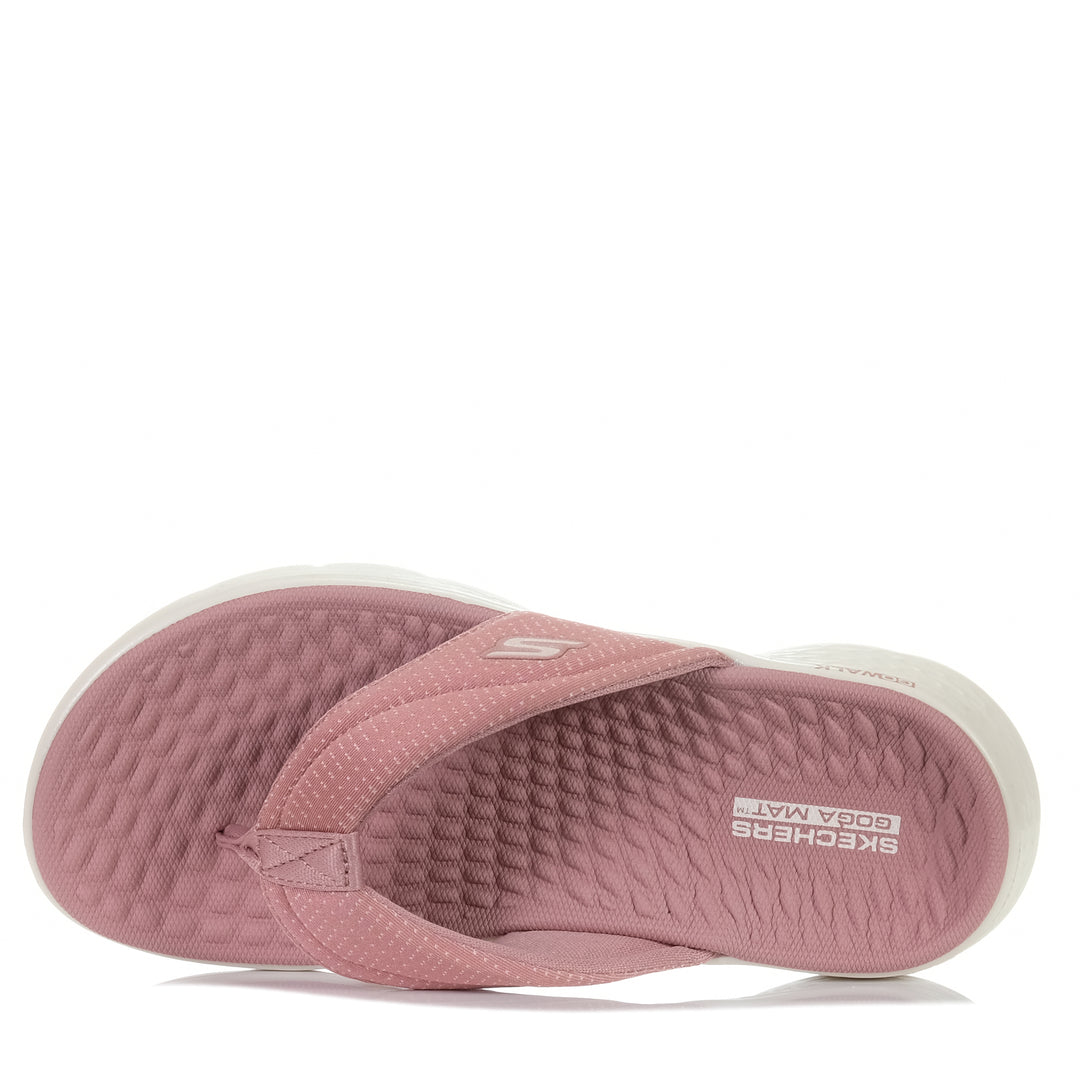 Skechers Go Walk Flex Sandal - Impress 141445 Mauve, 10 US, 11 US, 6 US, 7 US, 8 US, 9 US, flats, jandals, pink, purple, sandals, Skechers, womens