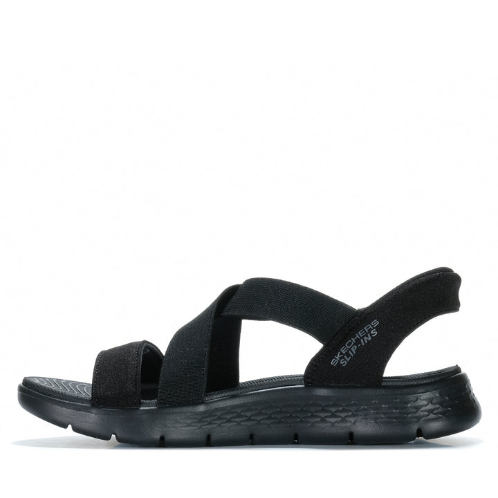 Skechers Go Walk Flex Sandal Glimmer Up Black 141489