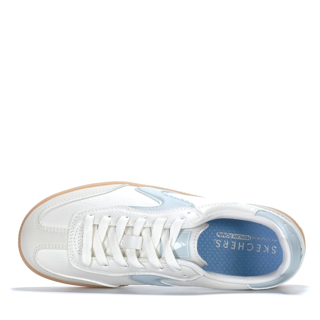Skechers Hotshot - Little Kick Off Natural/Light Blue 310580L Youth Shoes