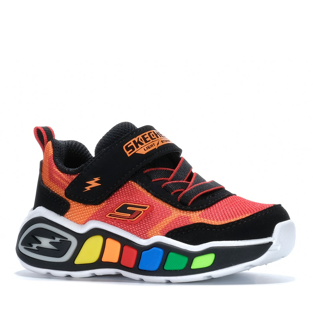 Skechers Infants' Play Scene Black/Red 407606N Toddler Shoes