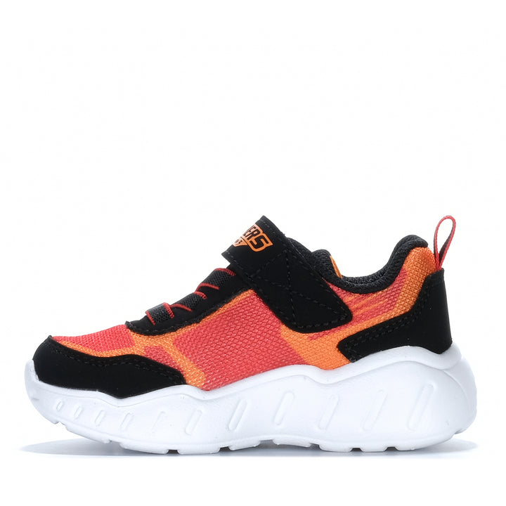 Skechers Infants' Play Scene Black/Red 407606N Toddler Shoes