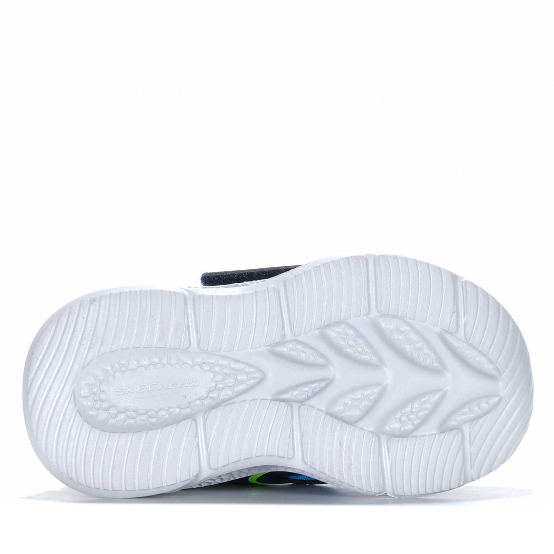 Skechers Infants' S-Lights: Meteor-Lights - Glow Spike Navy 4014 Toddler Shoes