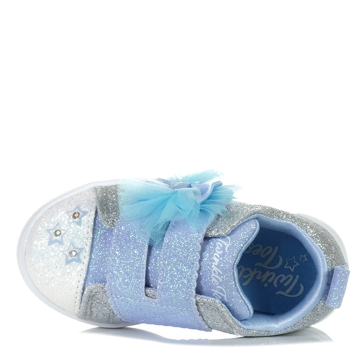 Skechers Infants' Twinkle Sparks - Glitter Gems 314778N Silver/L, 10 US, 6 US, 7 US, 8 US, 9 US, kids, lights, multi, shoes, Skechers, todder