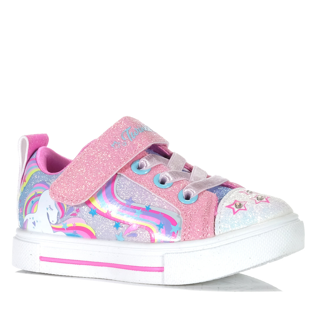Skechers Infants' Twinkle Sparks - Whimsical Shimmer Pink Multi Toddler Shoes