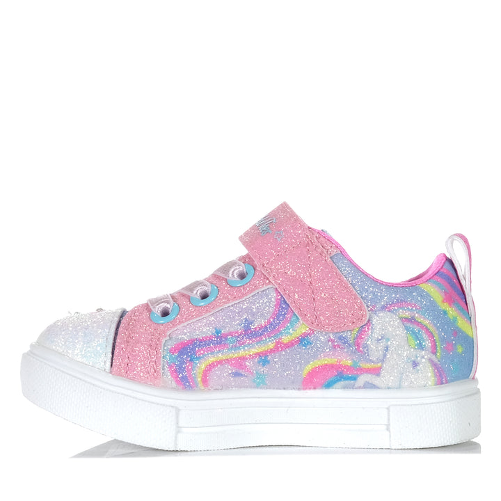 Skechers Infants' Twinkle Sparks - Whimsical Shimmer Pink Multi Toddler Shoes