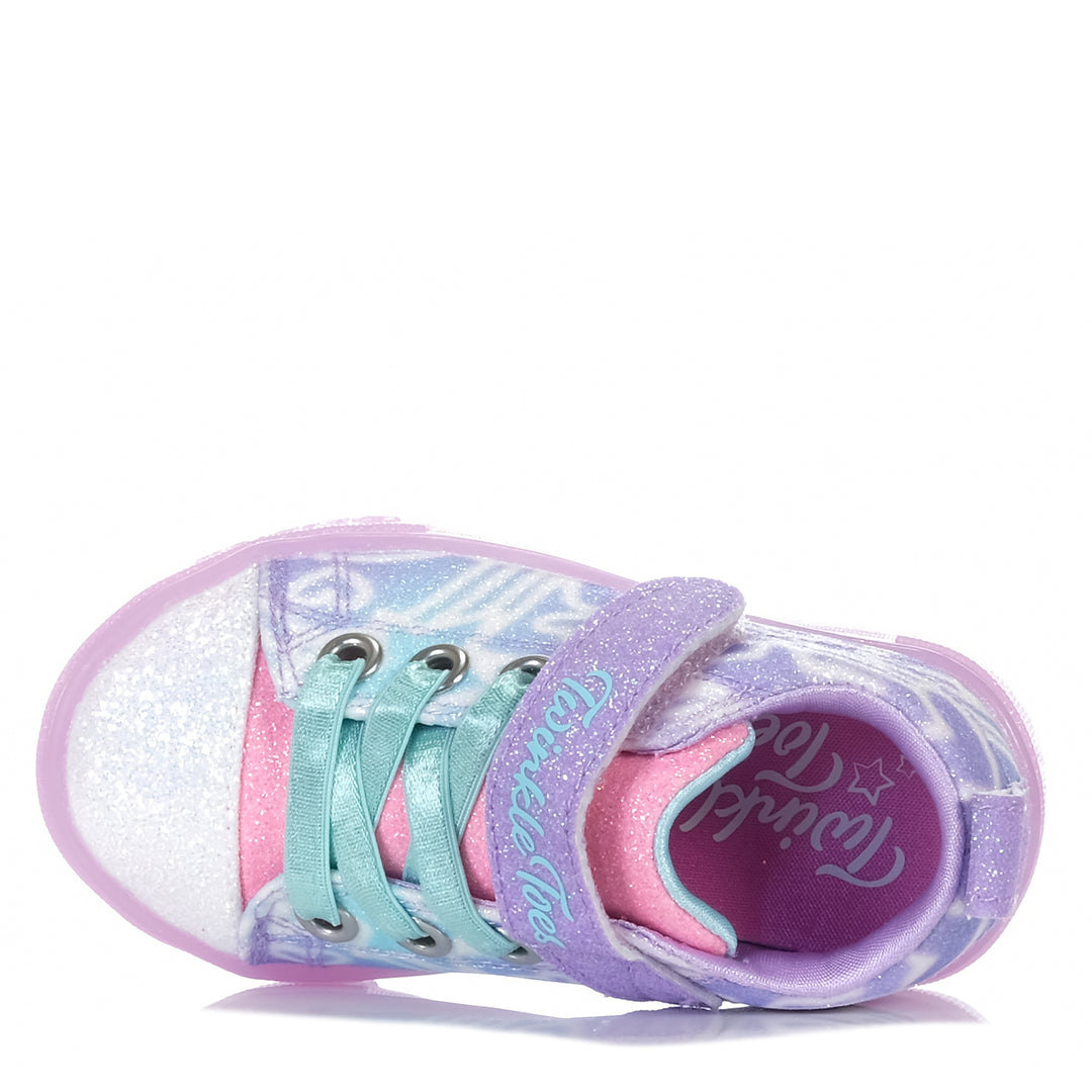 Skechers Infants' Twinkle Toes: Twinkle Sparks Ice - Dreamsicle, 10 US, 5 US, 6 US, 7 US, 8 US, 9 US, kids, lights, multi, purple, shoes, Skechers, toddler