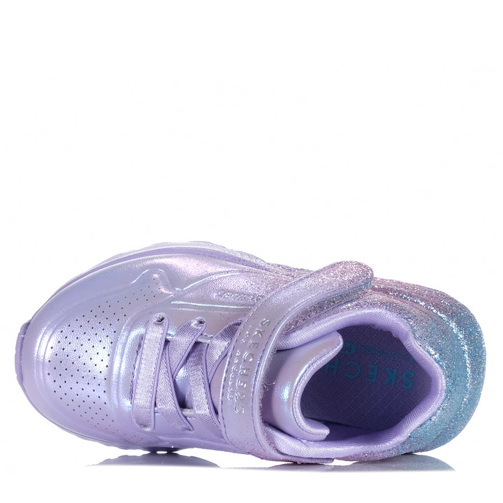 Skechers Infants' Uno Lite - Metallic Sparkle 310394N Lavender