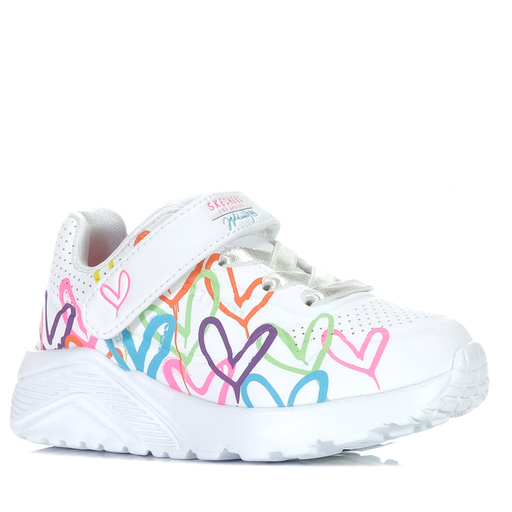 Skechers Infants' x Jgoldcrown: Uno Lite 314078N White, Toddler