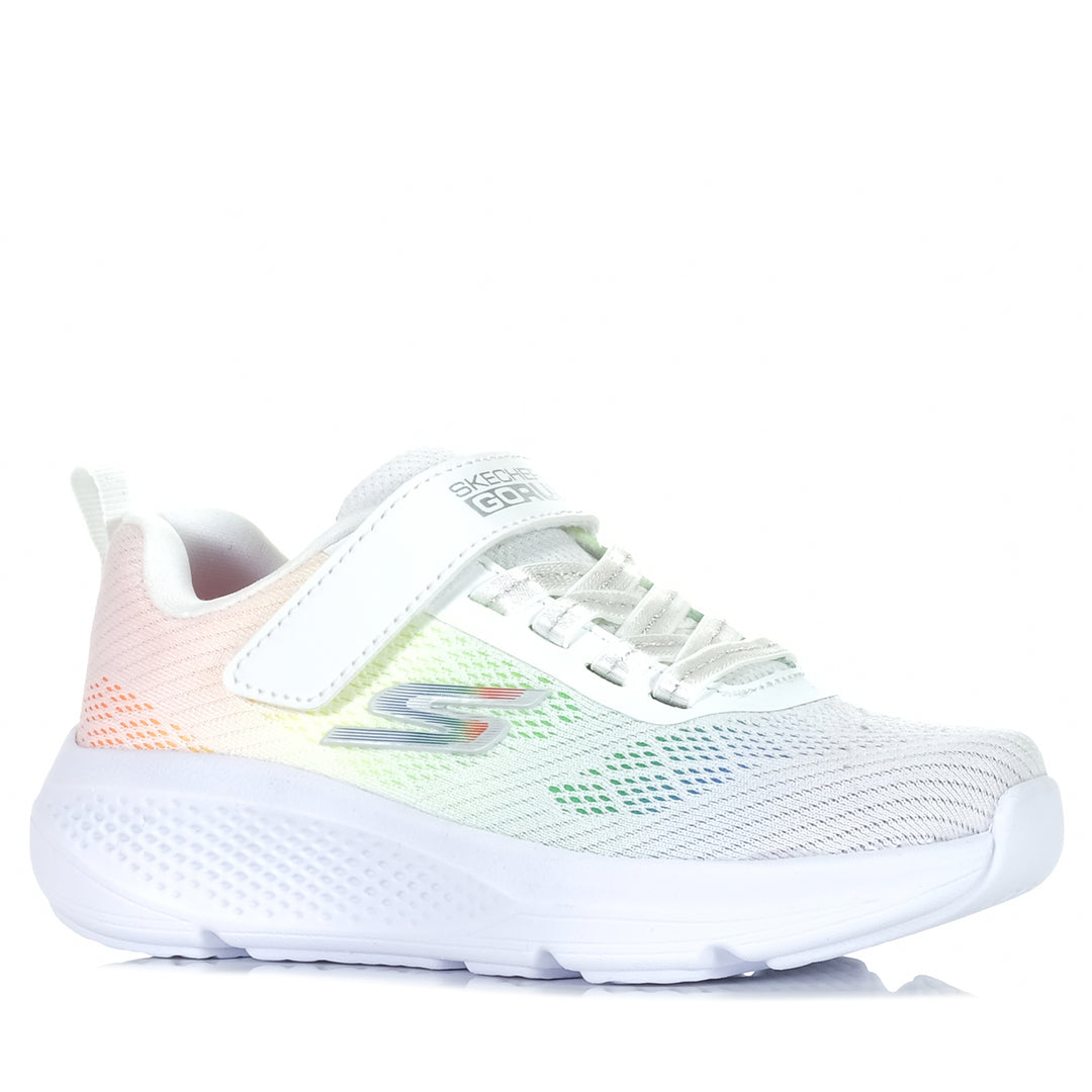 Skechers Kids' GOrun Elevate - Ombre Sprint 303922L White/Multi, 1 us, 11 us, 12 us, 13 us, 2 us, 3 us, 4 us, kids, shoes, skechers, sports, white, youth