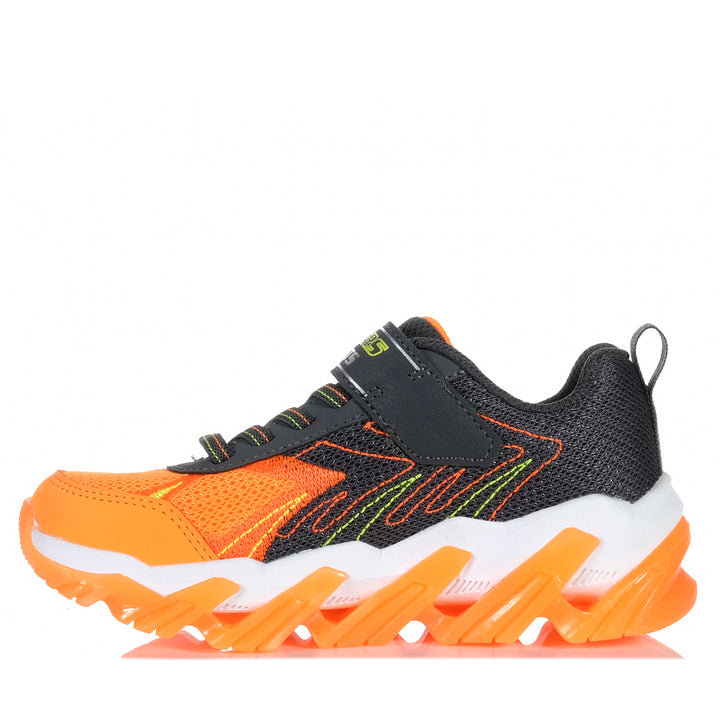 Skechers Kids' S-Lights: Mega Surge 2.0 Orange/Charcoal 400165L Youth Shoes