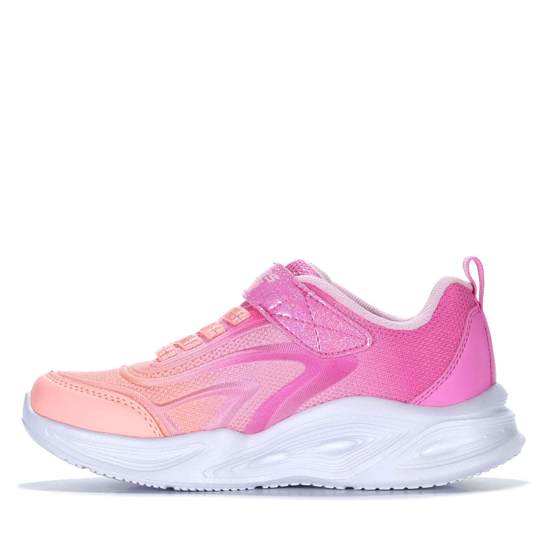 Skechers Kids' S-Lights: Sola Glow - Colour Breeze Pink 303713L Youth Shoes