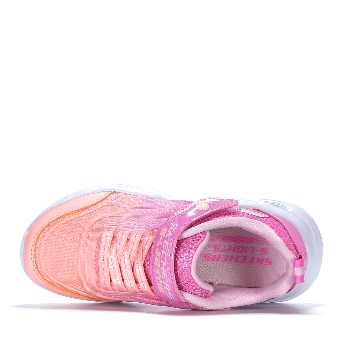 Skechers Kids' S-Lights: Sola Glow - Colour Breeze Pink 303713L Youth Shoes
