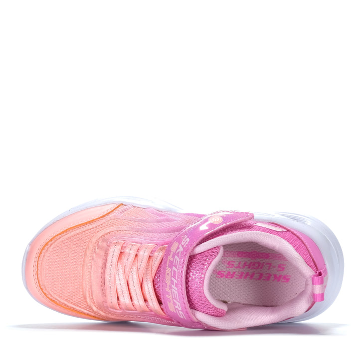 Skechers Kids' S-Lights: Sola Glow - Colour Breeze Pink 303713L Youth Shoes