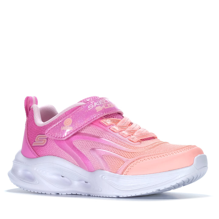 Skechers Kids' S-Lights: Sola Glow - Colour Breeze Pink 303713L Youth Shoes