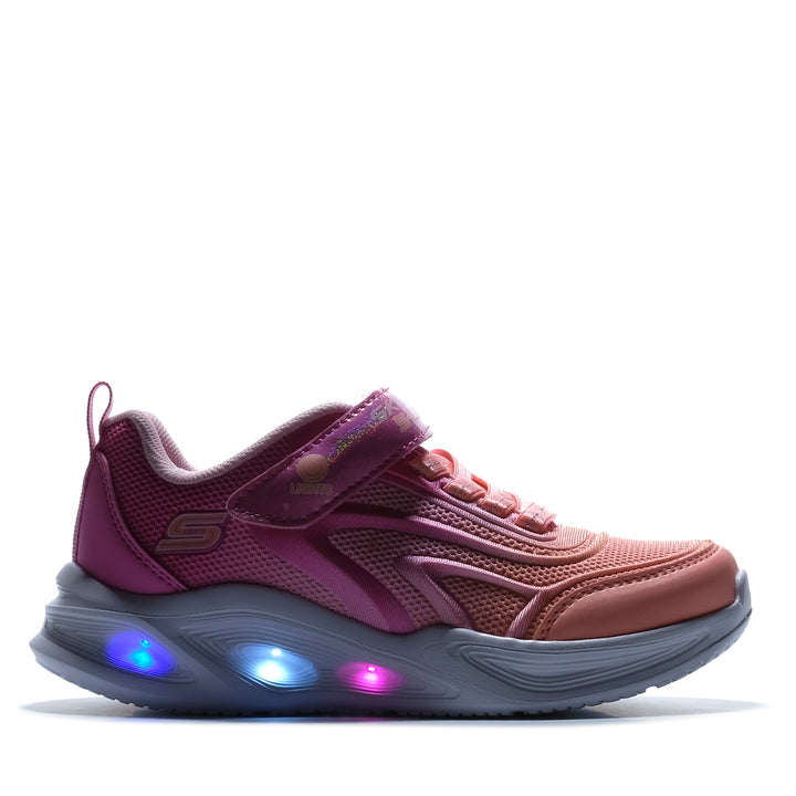 Skechers Kids' S-Lights: Sola Glow - Colour Breeze Pink 303713L Youth Shoes