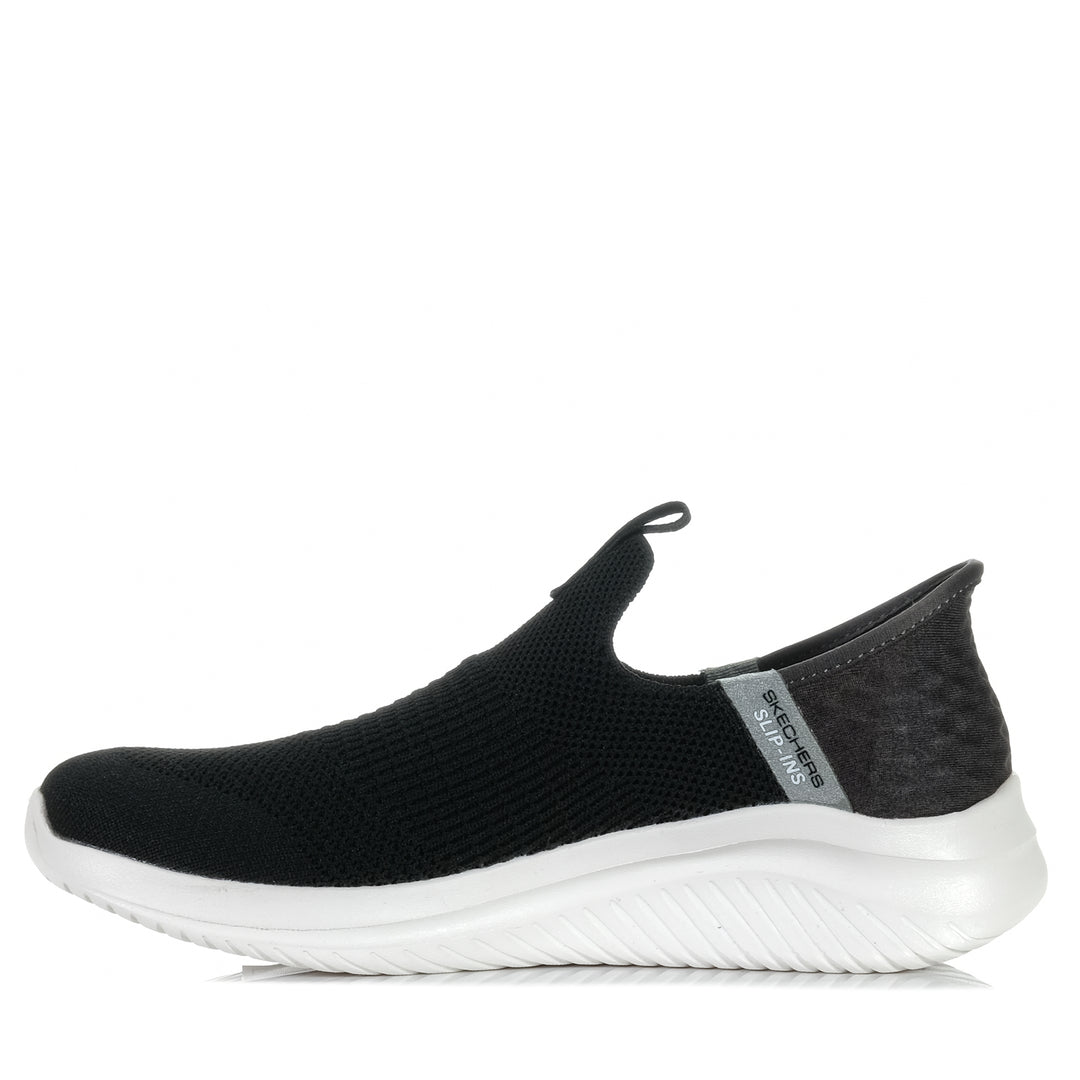 Skechers Kids' Slip-Ins: Ultra Flex 3.0 Smooth Step Black/White, Youth