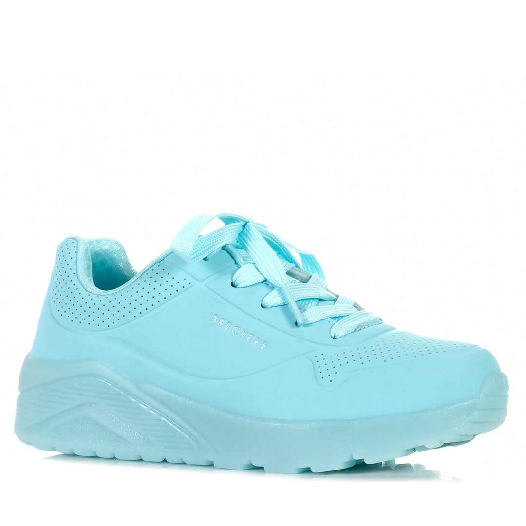 Skechers Kids' Uno Ice 310449L Turquoise, 1 US, 2 US, 3 US, 4 US, 5 US, 6 US, blue, kids, shoes, Skechers, youth