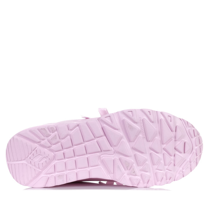 Skechers Kids' Uno Lite - Easy Zip 310378L Light Pink, 1 US, 2 US, 3 US, 4 US, 5 US, 6 US, 7 US, kids, shoes pink, Skechers, youth