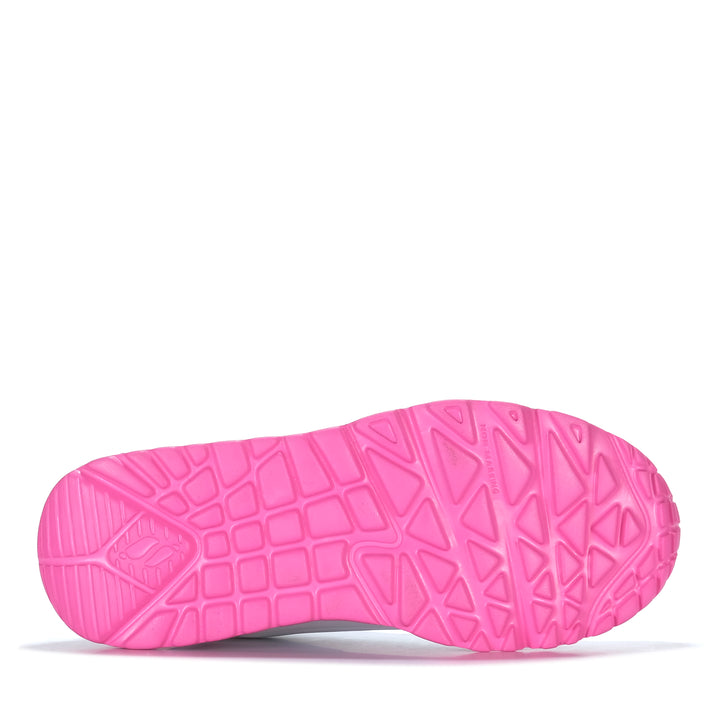 Skechers Kids' Uno Lite - Lovely Luv White/Pink 314976L Youth Shoes