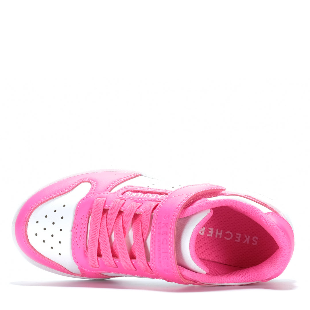 Skechers Quick Street - Style Stride Pink/White 310241L Youth Shoes