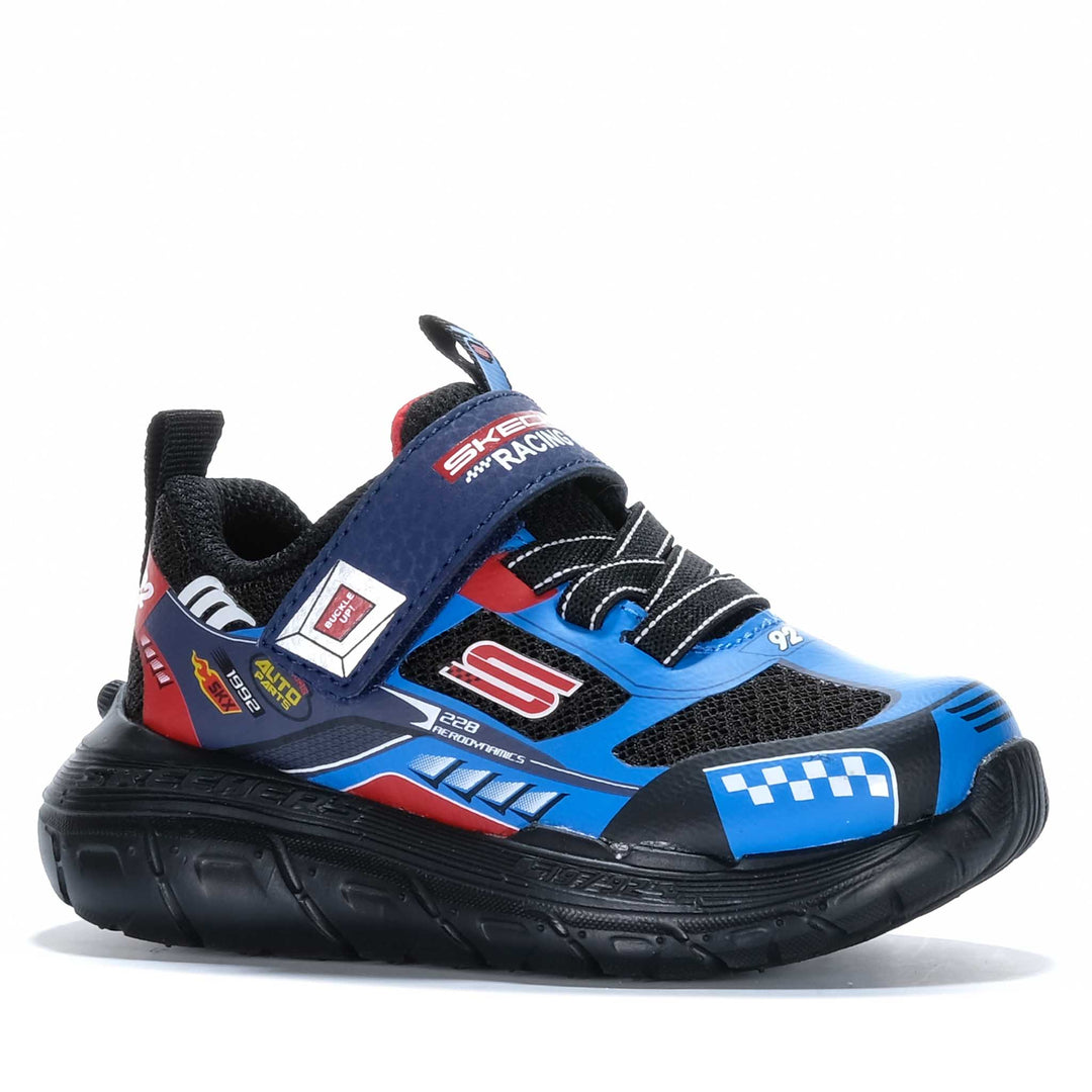Skechers Skech Tracks 402303N Blue/Red Toddler Shoes