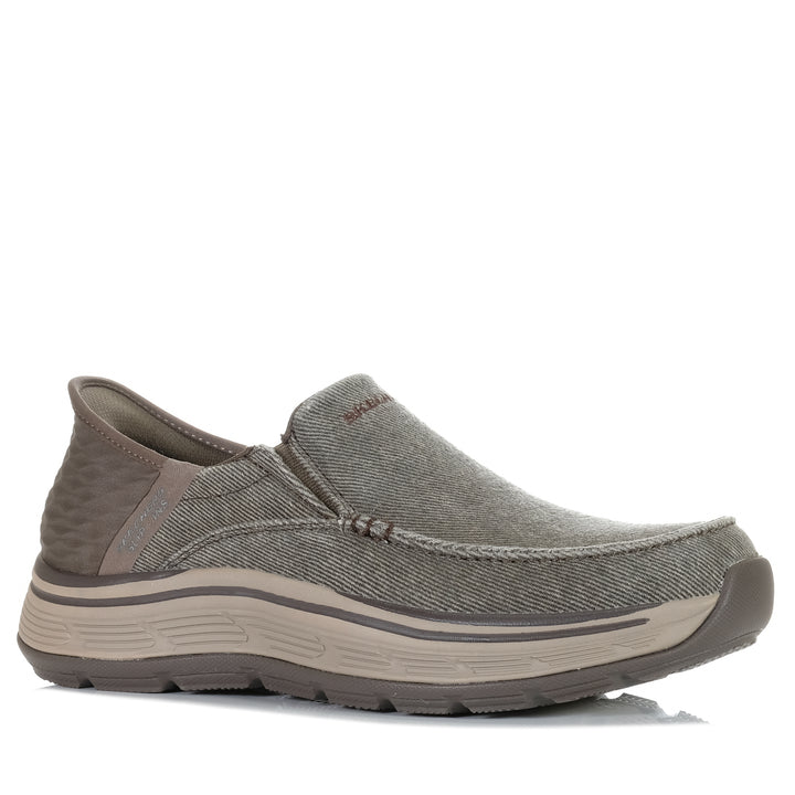 Skechers Skechers Slip-Ins: Remaxed - Fenick 204839 Brown, Mens, brown, casual, mens, shoes, skechers, wide